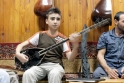 Boy playing scitar
